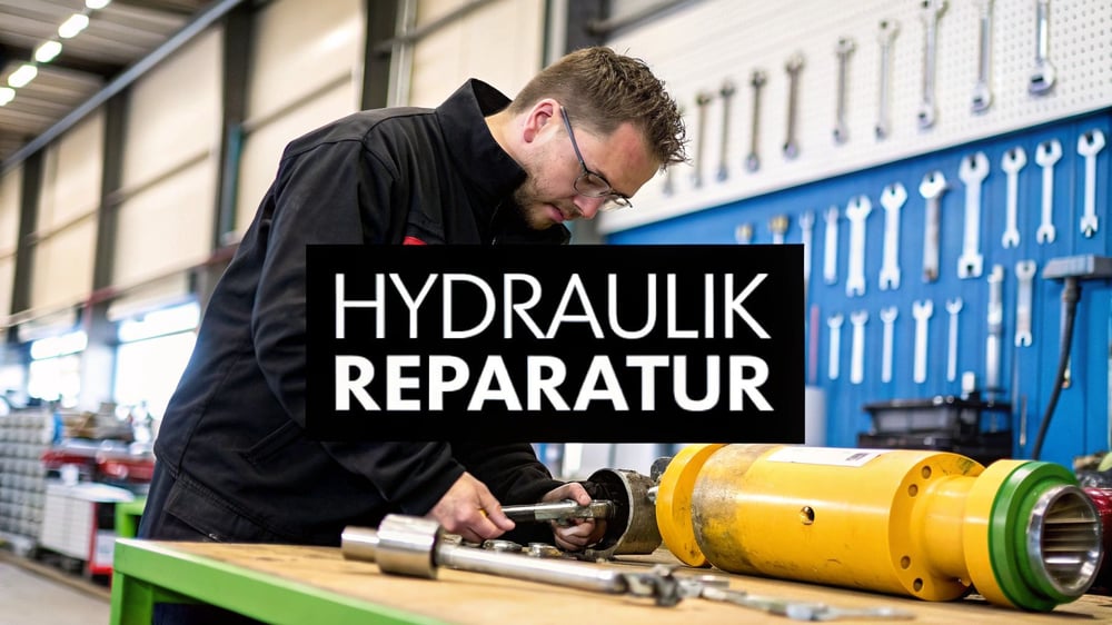 Titelbild für Hydraulik Reparatur von Profis schnell erledigt