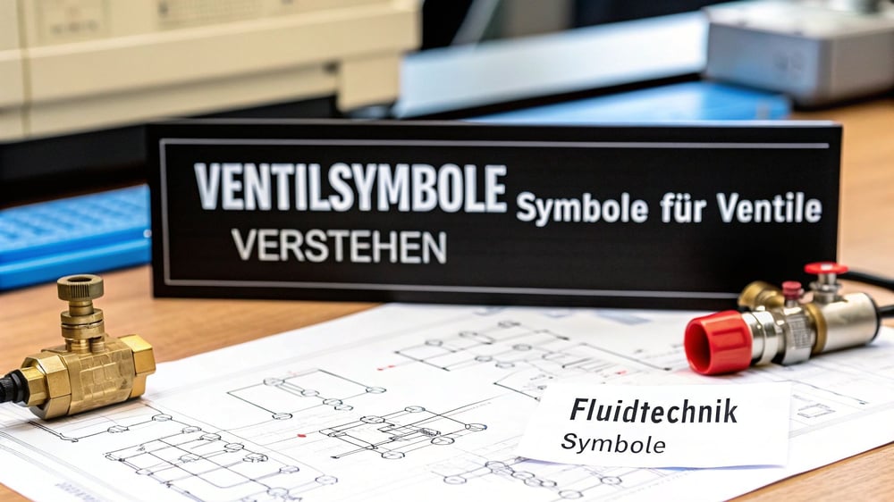 Titelbild für Symbole für Ventile in der Fluidtechnik verstehen